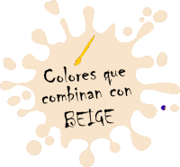 colores que combinan con beige