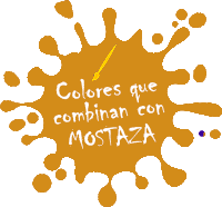 colores que combinan con mostaza