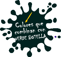 colores que combinan verde botella