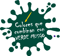 colores que combinan verde musgo