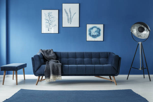 con qué color combina el azul en interiorismo y decoración