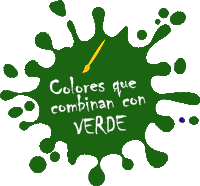 con qué colores combina el verde