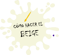 Cómo hacer el color beige