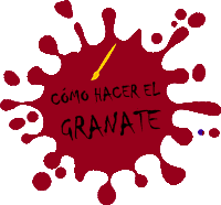 Cómo hacer el color granate